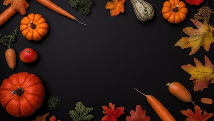 Autumnal harvest arrangement