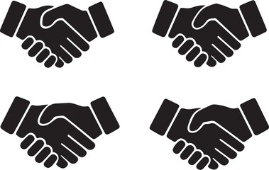 Handshake icon vector illustration