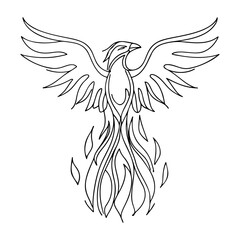 vector illustration of an eagle