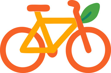 Eco-Friendly Bicycle Illustration