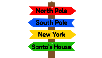 Holiday direction signpost christmas, christmas-tree, snowman christmas, gifts christmas,   abstract, background, ball, bell, bow,, photo background,   images,  phoDirectional Signpost with Four Signs