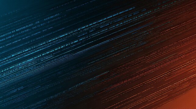 Digital streams binary code abstract background