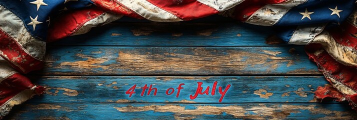 4th of July text