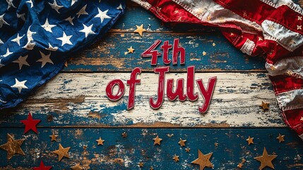 4th of July text