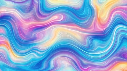 Obraz premium Dynamic colorful background displaying a spectrum of bright tones against a holographic foil texture for a futuristic look