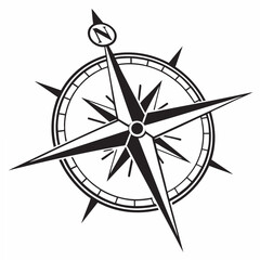 Professional compass rose design element transparent background © MST CHIN BANU BEGUM