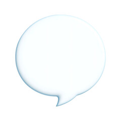 Fototapeta premium Empty speech bubble for text or message. Communication concept.