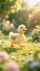 duck in the garden 4