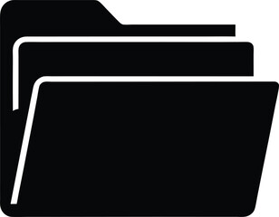 black folder icon