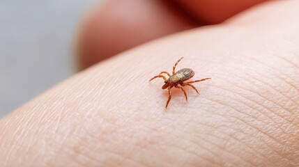 Diagram Showing Insect Sting Embedded in Skin