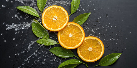 orange and lime
