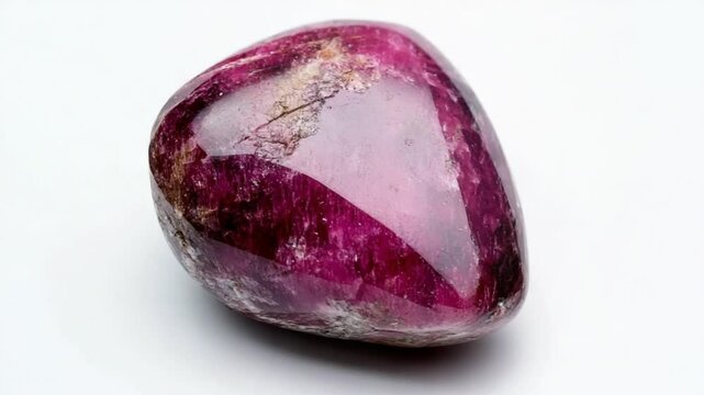 Pink Ruby Gemstone Polished Tumbled Stone