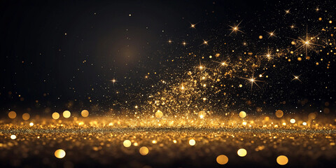fireworks in the night sky