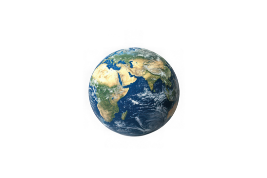 Stunning High-Resolution Image of Planet Earth A Detailed View of Continents and Oceans