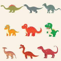 Adorable Dinosaur Illustrations A Collection of Cute Prehistoric Creatures for Kids