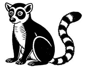 Obraz premium Lemur Life: Exploring Lemurs, Habitats, and Conservation Efforts