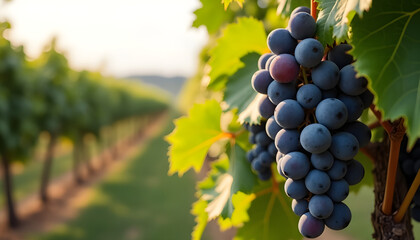 Fototapeta premium grapes in the vineyard
