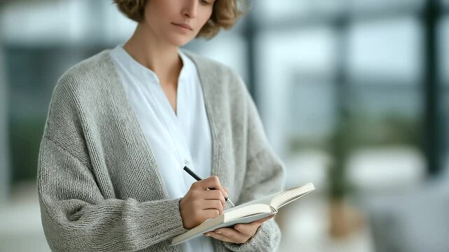 A programmer sketches ideas while her AI model compiles