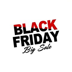 Obraz premium Black Friday sale design template. 