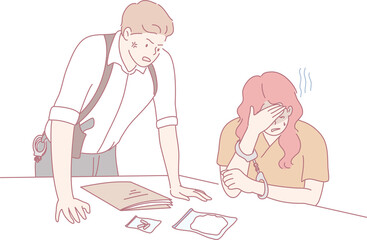 A tense moment occurs between two characters, revealing deep emotions during a serious conversation