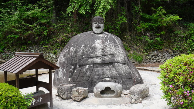 Manji Stone Buddha Statue at Suwa