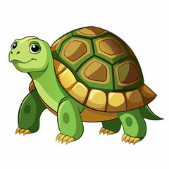 Adorable Turtle Cartoon Design Perfect for Children's Books, Logos, and Branding Projects