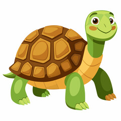 Adorable Cartoon Turtle Scalable Graphic Perfect for Kids Branding Logos and Mascot Designs