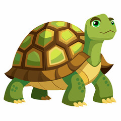 Adorable Cartoon Turtle Design Perfect for Children's Books Logos and Branding Projects