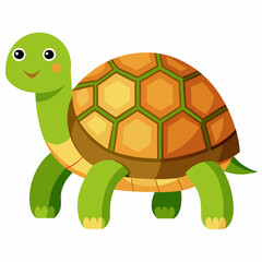Adorable Cartoon Turtle Design Perfect for Children's Books Logos and Branding Projects