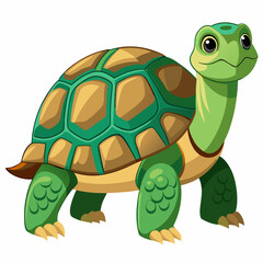Adorable Cartoon Turtle Scalable Graphic Perfect for Kids Books Logo Design and Branding Projects