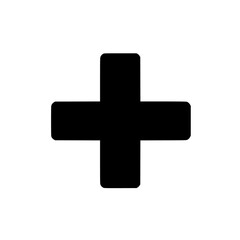 Obraz premium a black silhouette of a cross on a transparent background black, cross, icon, sign, silhouette, symbol , Generative art.