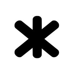a black and white icon of a sign black, icon, point, sign, symbol , Generative art.