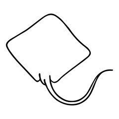 stingray vector realistic line icon on white background
Vector line icon animal, wildlife