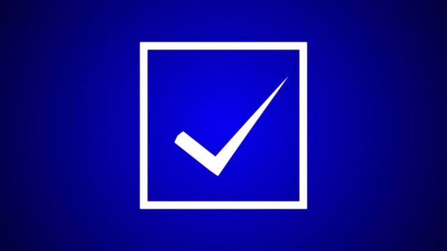 tick mark, complete mark, right, conform mark animation.