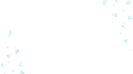 クリスタルの破片のフレーム素材_16:9