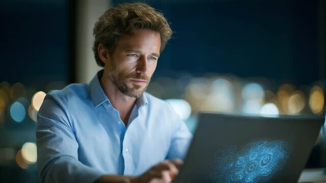 Engineer utilizing 3D CAD software to create intricate mechanical designs.