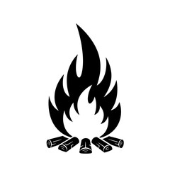 Fire flame logo vector illustration design template. Fire flame icon