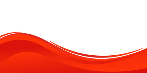 Vector red line background curve element with white space for text and message design, overlapping layers, vector. eps 10
