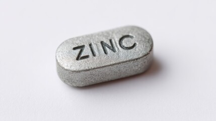 Zinc tablet gleaming like a galactic pebble, essential mineral for immune resilience, World Health Day, wellness rituals