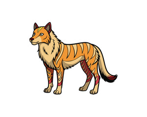 Wildlife Animal Vector Icons Set on White Background
Jungle and Safari Animals Vector Illustration