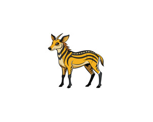 Wildlife Animal Vector Icons Set on White Background
Jungle and Safari Animals Vector Illustration