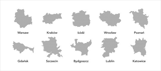 Poland city map © Rudez Studio