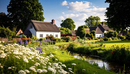 Obraz premium house in the countryside