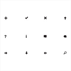 Big Collection Of Web User Interface Flat Icons