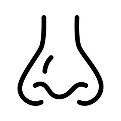 Nose icon. sign for mobile concept and web design. vector illustration