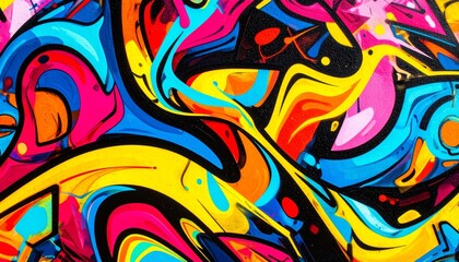 crunchy abstract background, psychedelic illustration