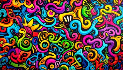 crunchy abstract background, psychedelic illustration