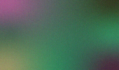Abstract Gradient Background with Noise Texture in Pink Green and Yellow
