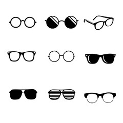 A set of eye glassses icon