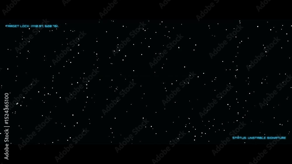 Wall mural a cinematic space animation of a ship's hud detecting and analyzing a gravitational anomaly. feature